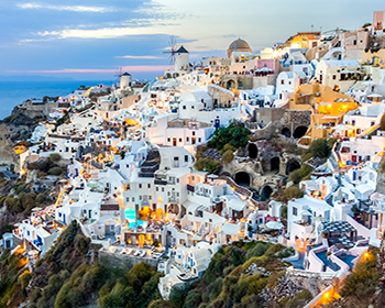  Best of Greece
Athens | Santorini | Mykonos (9 Days)